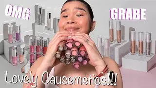 MY HONEST REVIEW | LOVELY CAUSEMETICS Blush & Liquid Eyeshadow | Complete Swatches | Jen De Leon