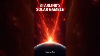 Solar Gamble: Starlink&rsquo;s 480km Risk Explained #SpaceTech #Starlink #EcoInnovaTech #spacex #space