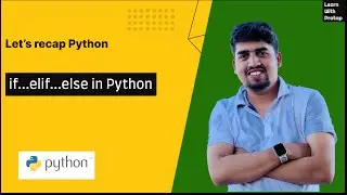 #8 - if...elif...else in Python| Python for Beginners | Learn with Pratap