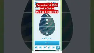 Yaytsogram Daily Cipher December 18 2024 Please like and subscribe #yaytsogram #yaytsogramcipher