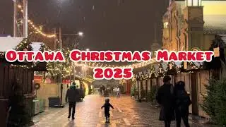Ottawa Christmas Market 2025| Christmas Market Canada 🇨🇦 #christmas #travel #holiday #december 