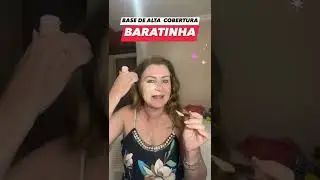 Base de alta cobertura boa e barata. #maquiagem  #maquiagembrasil #maquillaje #makeup #ninadellarosa