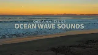 [4K] Morning Ocean Wave Sounds at Redondo Beach, Los Angeles, California for Sleep and Study - ASMR