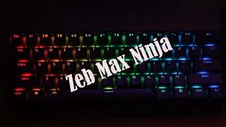 Zebronics Max Ninja 60% Mechanical Keyboard Cinematics with pure ASMR.