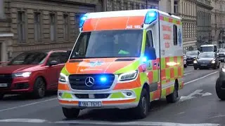 Ambulance AIZ 105 Pragomedica Plus a. s. responding in Prague