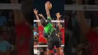 Raki Powerfull spike 👿⚡ !! Raki on fire 🔥!! #rakivolleyball #short #ajitlal