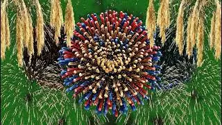 Intense Fireworks Green Screen Overlay: Explosive Visuals for Dynamic Video Projects