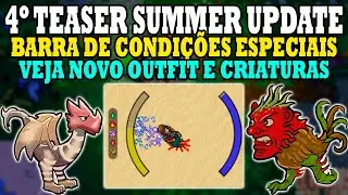 NOVA BARRA DE STATUS, OUTFIT E CRIATURAS. 4&ordm; TEASER DO SUMMER UPDATE