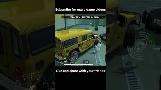 Yellow Hummer Inside Car Parking Reverse Challenge