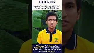 100% Memory Ekalavya Vidye Training Feedback By Samarth, fast reading, improve focus, memory power
