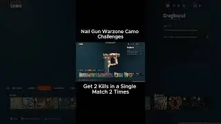 Nail Gun Warzone Camo Challenges #blackops6 #callofduty