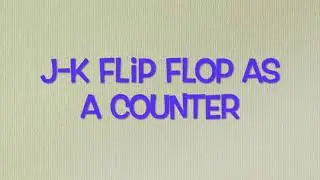 Flip flop counter