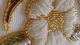 @SUTARAAARI# bead flower#मोती दाने से फ्लावर कैसे बनाएं|