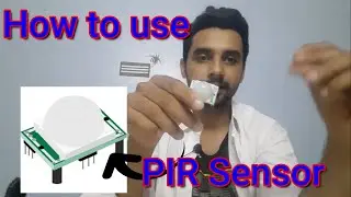 How to use PIR motion sensor || Arduino project by the techy deepak