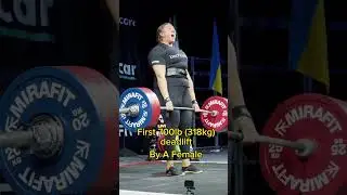 Womens 318kg Deadlift 🔥😱 record SMASHED OMG that's heavy. Lucy Underdown
