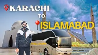 Karachi to Islamabad In Faisal Movers Sleeper Bus With Family