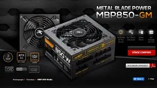 Unboxing Sentey MBP850-GM 🔋 Fuente full modular 850W 80 Plus Bronze ATX 3.1 + PCI 5.1