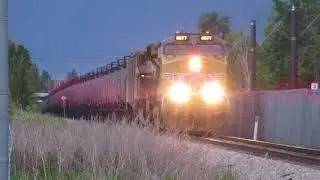 UP 8077 Leads 568 Ft. CP 7015! @ Manchester