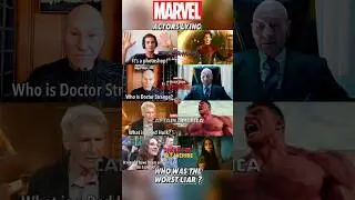 MARVEL ACTORS LYING 😭EVOLUTION #spiderman #marvel