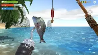 Pirates of Caribbean survival game, mobile survival game, finally  catch a fish🐟🐟💥💥, part 7,🐟🐟🐟☠️
