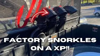 FACTORY HIGHLIFTER SNORKELS on a XP 1000 RANGER!! (BEST SNORKELS FOR A RANGER)