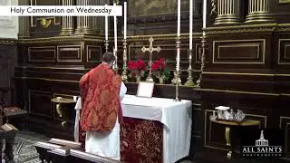 Holy Communion according to the Book of Common Prayer 1662