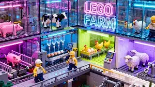 Next-gen LEGO Automated Farming & Livestock Factory • Smart LEGO Techic Build and Test In Real Life
