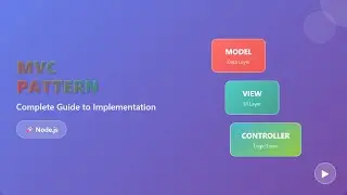Node.js MVC Pattern Tutorial for Beginners: Model View Controller Explained!