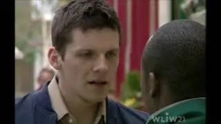 EastEnders - Dennis interferes with the Minute Mart break-in aftermath (26th May 2003)