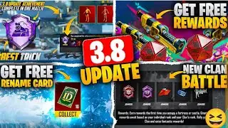 3.8 Update Free Rewards Is Here.🔥 | Investigation Vinguard Achievement.😬 | PUBGM