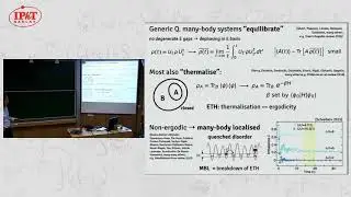 Juan P. Garrahan:  Soft matter ideas in quantum slow dynamics and non-ergodicity