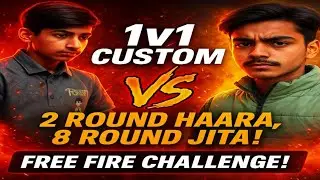 2 Round Haara… 8 Round Jita! 😈🔥 | 1v1 Custom Challenge | Free Fire”