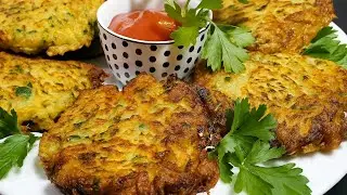 Zucchini mit Kartoffel sind schmackhafter als Fleisch! In 10 Minuten, altes leckeres Familienrezept!