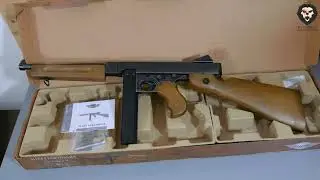 Пневматический пистолет-пулемет Umarex M1A1 Tompson (Автоогонь, Томпсон) видео обзор 4k