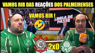 REAÇÕES DOS PALMEIRENSES CORINTHIANS 2X0 PALMEIRAS