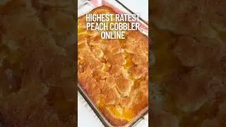 Most Popular Peach Cobbler Online #shorts