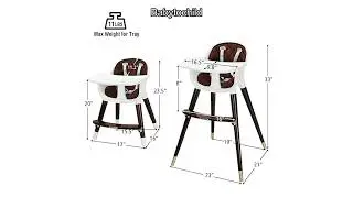 INFANS Baby High Chair Review: The Ultimate Safety & Comfort for Growing Toddlers.
