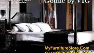 Gothic Bedroom Set by VIG www.myfurniturestore.com