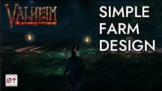 Valheim // Simple Farm Design