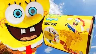 Spongebob GOLD and DIAMONDS Dig Digging Surprise Toys | SweetsAndCandy