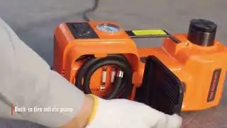 SucceBuy 5T Electric Car Jack Hydraulic Car Jack with Built-in Inflatable