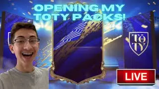 OPENING MY TEAM OF THE YEAR PACKS | FIFA 21 LIVE TOTY PACK OPENING!