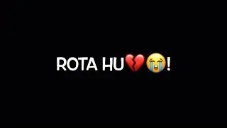 🤩 New Sad Song Black Whatsapp Status |😍 iMovie Black Screen Status |❤️ Something Musical