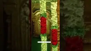 Viral Unique  fabulous real flower weddings/Marriage stage #shorts #viralshorts #weddingstage 💐
