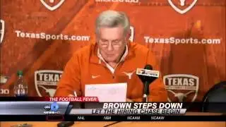 Texas Coach Mack Brown Steps Down