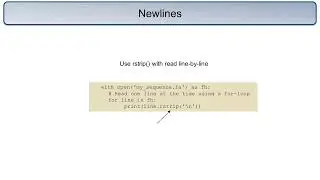 Python File handling newline character