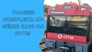 (CPTM)viagem completa na s&eacute;rie 2100(L129)no expresso ABC,linha 10 Turquesa