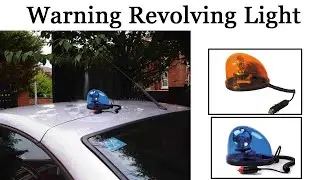 Kojak Warning Light | Revolving  Emergency Light #Flasher #kojak #blueflasher #police #policelight