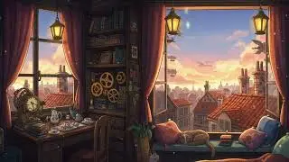 Steampunk Studio GhibliLoFi | Watching the Airships go by | AD Free