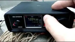 Windom antenna multiband test
